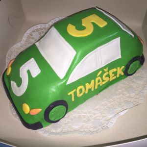 Zelený Autíčko